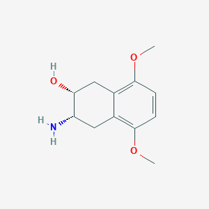 (2R,3S)-3-Amino-5,8-dimethoxy-1,2,3,4-tetrahydronaphthalen-2-ol