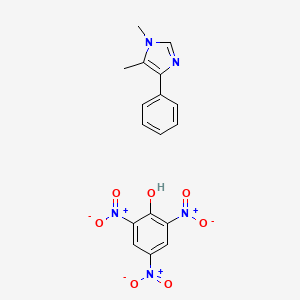 1,5-Dimethyl-4-phenylimidazole;2,4,6-trinitrophenol