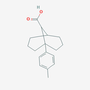 1-(4-Methylphenyl)bicyclo[3.3.1]nonane-9-carboxylic acid