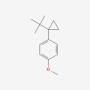 Benzene, 1-(1-(1,1-dimethylethyl)cyclopropyl)-4-methoxy-