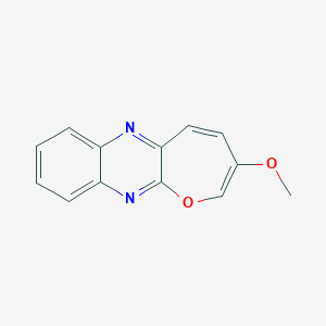 molecular formula C13H10N2O2 B15447884 3-Methoxyoxepino[2,3-B]quinoxaline CAS No. 62911-81-3