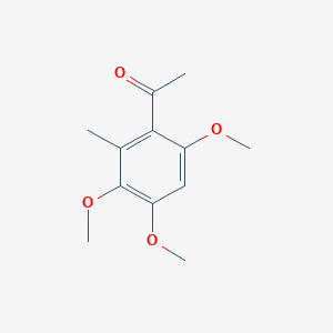 1-(3,4,6-Trimethoxy-2-methylphenyl)ethan-1-one