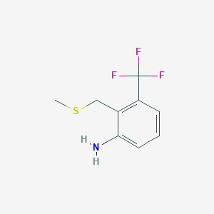 2-[(Methylsulfanyl)methyl]-3-(trifluoromethyl)aniline