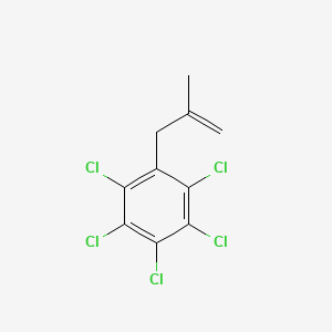 1,2,3,4,5-Pentachloro-6-(2-methylprop-2-en-1-yl)benzene