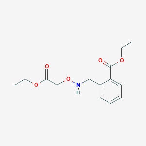 Ethyl 2-{[(2-ethoxy-2-oxoethoxy)amino]methyl}benzoate