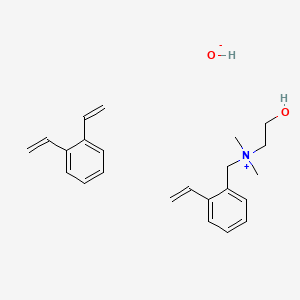 molecular formula C23H31NO2 B15448055 1,2-Bis(ethenyl)benzene;(2-ethenylphenyl)methyl-(2-hydroxyethyl)-dimethylazanium;hydroxide CAS No. 63181-96-4