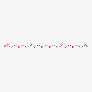 molecular formula C13H28O8 B15448056 3,6,9,11,14,17-Hexaoxanonadecane-1,19-diol CAS No. 62649-68-7