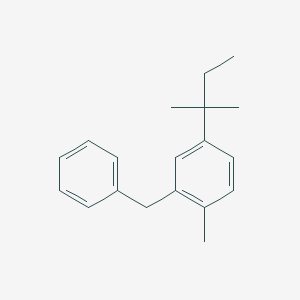 2-Benzyl-1-methyl-4-(2-methylbutan-2-yl)benzene