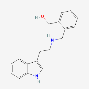 molecular formula C18H20N2O B15448068 [2-({[2-(1H-Indol-3-yl)ethyl]amino}methyl)phenyl]methanol CAS No. 62580-25-0