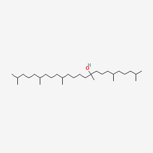 molecular formula C30H62O B15448079 2,6,10,15,19,23-Hexamethyltetracosan-10-OL CAS No. 63187-27-9