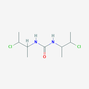 molecular formula C9H18Cl2N2O B15448120 N,N'-Bis(3-chlorobutan-2-yl)urea CAS No. 63548-65-2