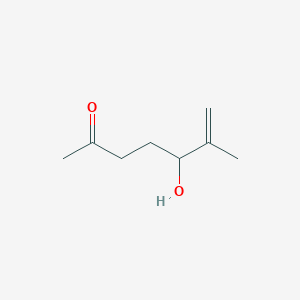 molecular formula C8H14O2 B15448135 5-Hydroxy-6-methylhept-6-en-2-one CAS No. 63406-15-5