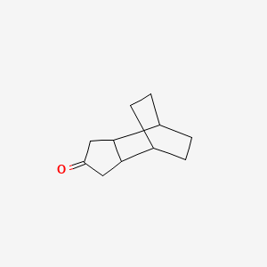 molecular formula C11H16O B15448215 Octahydro-2H-4,7-ethanoinden-2-one CAS No. 63124-40-3