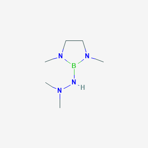 2-(2,2-Dimethylhydrazinyl)-1,3-dimethyl-1,3,2-diazaborolidine