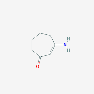 molecular formula C7H11NO B15448268 3-Aminocyclohept-2-en-1-one CAS No. 63031-31-2