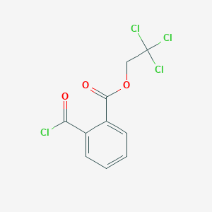 molecular formula C10H6Cl4O3 B15448288 2,2,2-Trichloroethyl 2-(chlorocarbonyl)benzoate CAS No. 62931-65-1