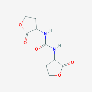 B15448293 N,N'-Bis[(2-oxooxolan-3-yl)]urea CAS No. 63473-49-4