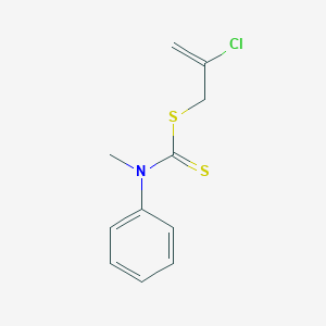 2-Chloroprop-2-en-1-yl methyl(phenyl)carbamodithioate