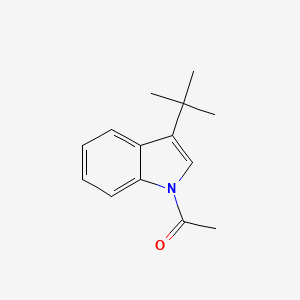 molecular formula C14H17NO B15448315 1-(3-tert-Butyl-1H-indol-1-yl)ethan-1-one CAS No. 63023-73-4