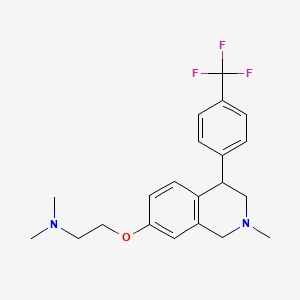 Ethanamine, N,N-dimethyl-2-((1,2,3,4-tetrahydro-2-methyl-4-(4-(trifluoromethyl)phenyl)-7-isoquinolinyl)oxy)-