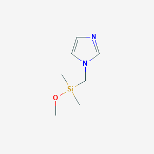 1-{[Methoxy(dimethyl)silyl]methyl}-1H-imidazole