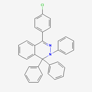 molecular formula C32H23ClN2 B15448428 4-(4-Chlorophenyl)-1,1,2-triphenyl-1,2-dihydrophthalazine CAS No. 62761-86-8