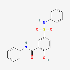 2-Hydroxy-N-phenyl-5-(phenylsulfamoyl)benzamide