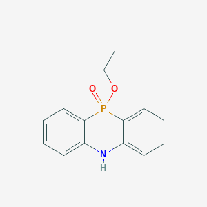 molecular formula C14H14NO2P B15448463 10-ethoxy-5H-phenophosphazinine 10-oxide CAS No. 62943-15-1