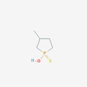 molecular formula C5H11OPS B15448467 1-Hydroxy-3-methyl-1lambda~5~-phospholane-1-thione CAS No. 63013-67-2