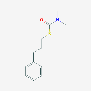 molecular formula C12H17NOS B15448472 S-(3-Phenylpropyl) dimethylcarbamothioate CAS No. 62988-34-5