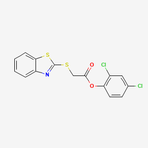 (2,4-Dichlorophenyl) 2-(1,3-benzothiazol-2-ylsulfanyl)acetate