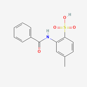 2-Benzamido-4-methylbenzene-1-sulfonic acid