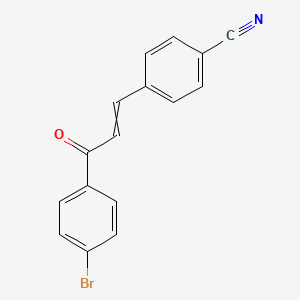 4-[3-(4-Bromophenyl)-3-oxoprop-1-enyl]benzonitrile