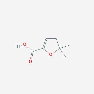 molecular formula C7H10O3 B15448590 5,5-Dimethyl-4,5-dihydrofuran-2-carboxylic acid CAS No. 62593-12-8