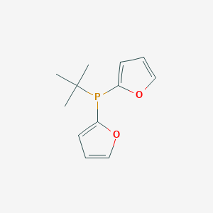 tert-Butyldi(furan-2-yl)phosphane