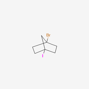 molecular formula C7H10BrI B15448656 1-Bromo-4-iodobicyclo[2.2.1]heptane CAS No. 62947-51-7