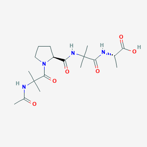 molecular formula C18H30N4O6 B15448719 N-Acetyl-2-methylalanyl-L-prolyl-2-methylalanyl-L-alanine CAS No. 62571-13-5