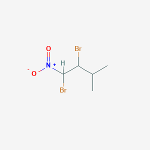 molecular formula C5H9Br2NO2 B15448757 1,2-Dibromo-3-methyl-1-nitrobutane CAS No. 62545-00-0