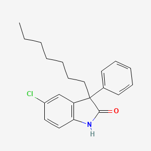 5-Chloro-3-heptyl-3-phenyl-1,3-dihydro-2H-indol-2-one