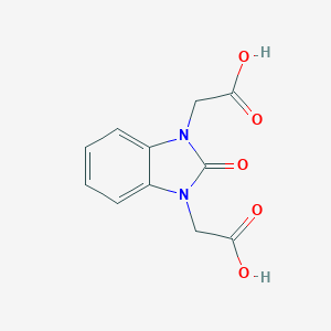 molecular formula C11H10N2O5 B154488 [3-(羧甲基)-2-氧代-2,3-二氢-1H-苯并咪唑-1-基]乙酸 CAS No. 1848-99-3