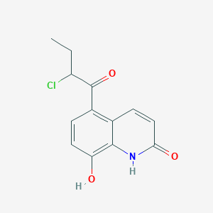 5-(2-Chlorobutanoyl)-8-hydroxyquinolin-2(1H)-one