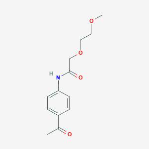 molecular formula C13H17NO4 B15448832 N-(4-Acetylphenyl)-2-(2-methoxyethoxy)acetamide CAS No. 62593-52-6