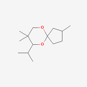 2,8,8-Trimethyl-7-(propan-2-yl)-6,10-dioxaspiro[4.5]decane