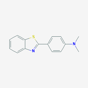 molecular formula C15H14N2S B154489 4-(1,3-苯并噻唑-2-基)-N,N-二甲基苯胺 CAS No. 10205-56-8
