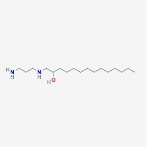 molecular formula C17H38N2O B15448909 1-[(3-Aminopropyl)amino]tetradecan-2-OL CAS No. 62745-91-9