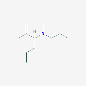 N,2-Dimethyl-N-propylhex-1-en-3-amine