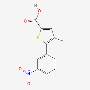 4-Methyl-5-(3-nitrophenyl)thiophene-2-carboxylic acid