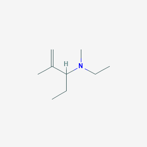 molecular formula C9H19N B15448942 N-Ethyl-N,2-dimethylpent-1-en-3-amine CAS No. 62721-70-4