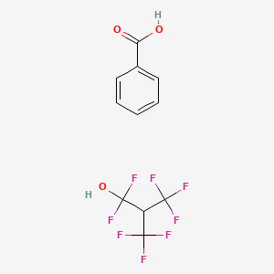 Benzoic acid;1,1,3,3,3-pentafluoro-2-(trifluoromethyl)propan-1-ol