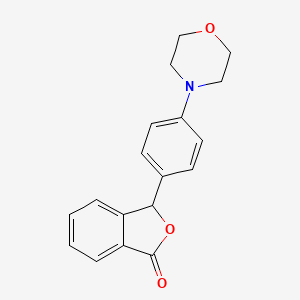 3-[4-(Morpholin-4-yl)phenyl]-2-benzofuran-1(3H)-one